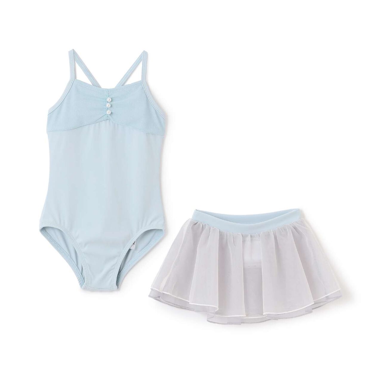 Ballet Tulle Leotard Set,Lavender, large image number 10