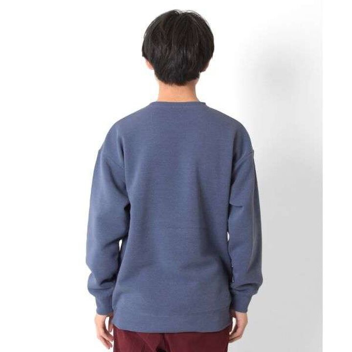 [Penfield] Wool Lined Print Sweatshirt,Navy, medium image number 3