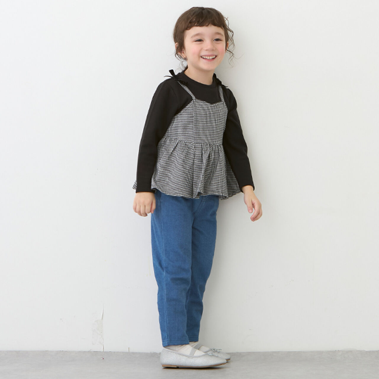 [Link] Check Docking Long Sleeve T (Kids Size),Black, large image number 15