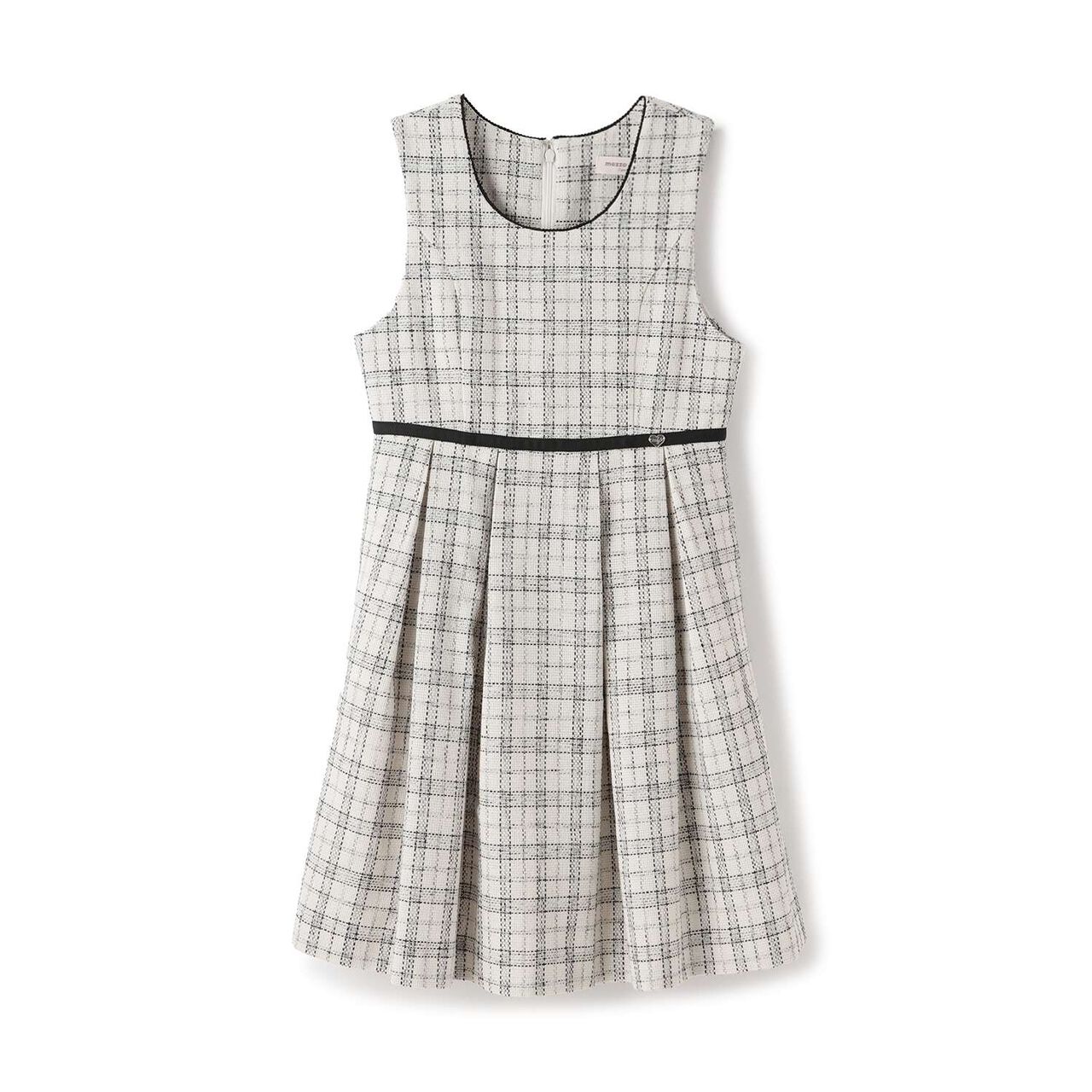 Tweed Jumper Skirt♪,Ivory, large image number 11