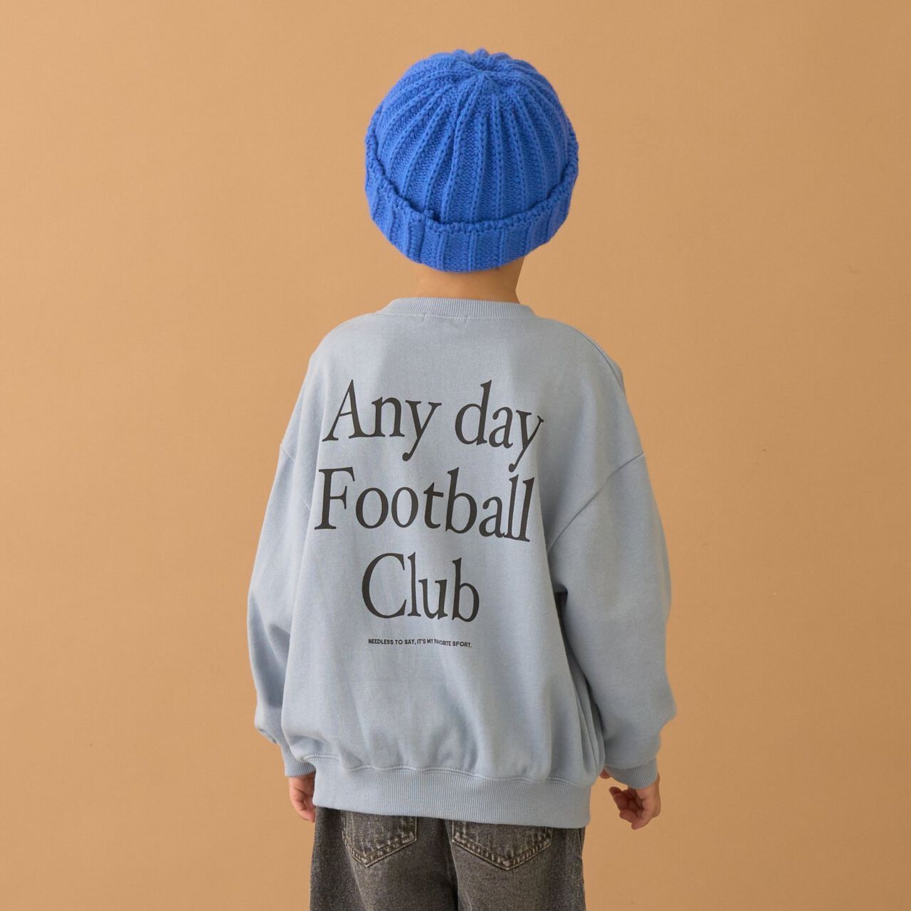 Goodbye Pills Fleece Sports Motif Assortment Sweatshirt,Blue gray, large image number 26