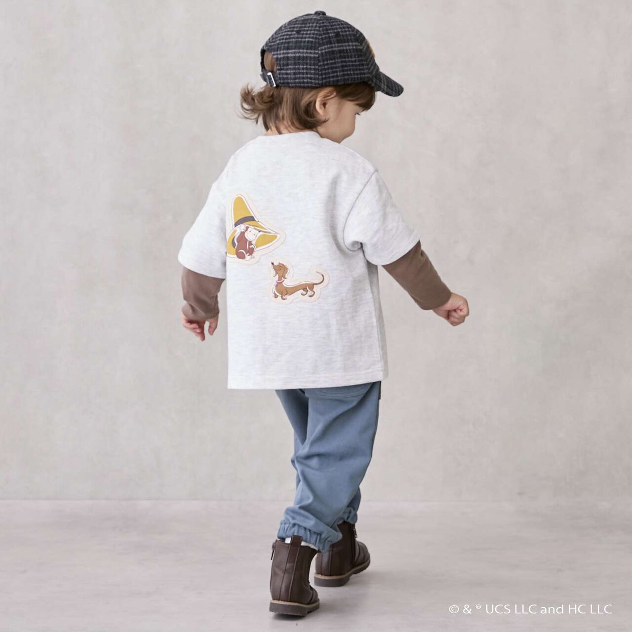 Curious George Cut Long Pants,Green, large image number 3