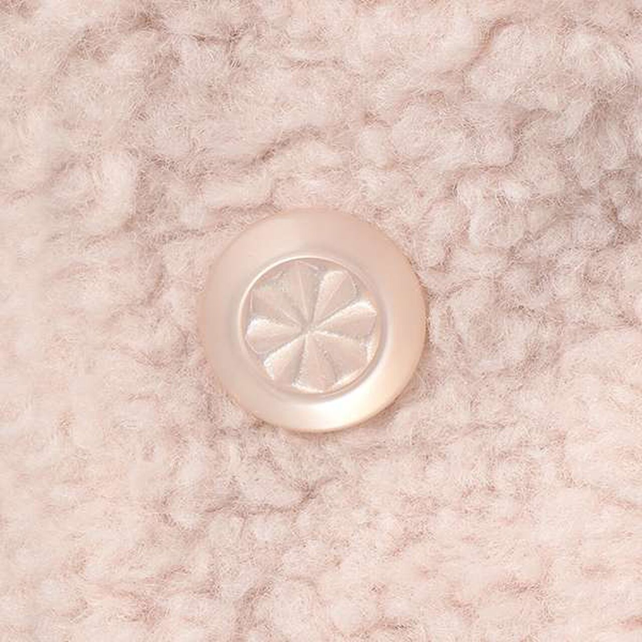 Fluffy Boa 2 WAY Duffle Coat,Ivory, large image number 8