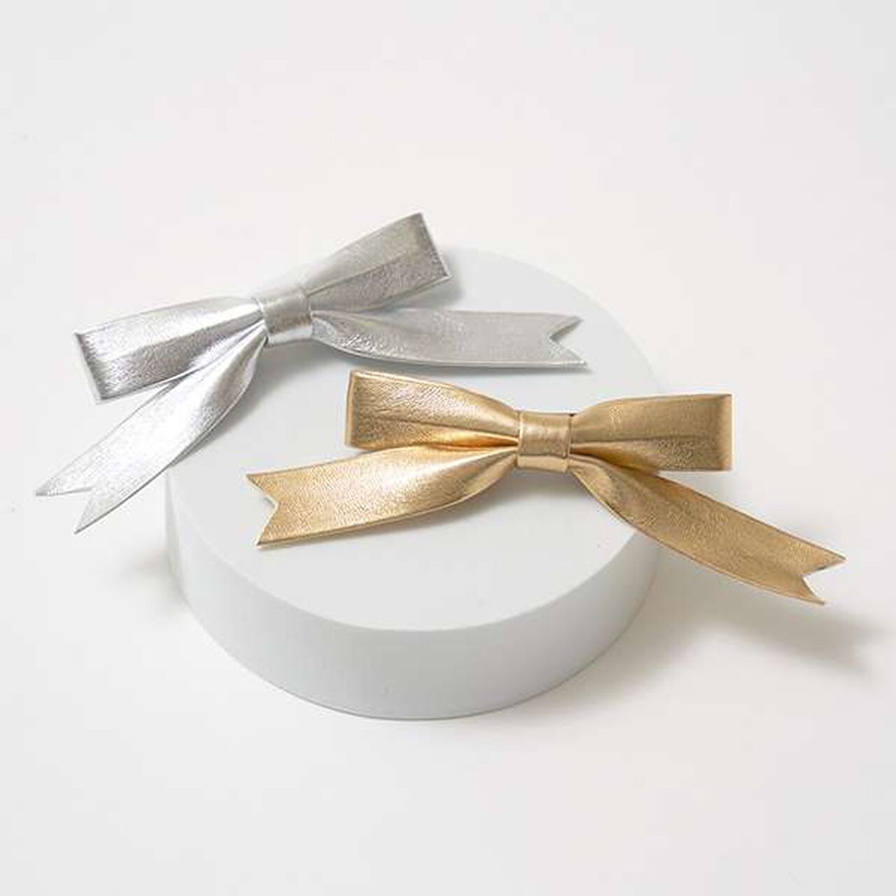 Big Bow Hair Clip,Silver, large image number 1