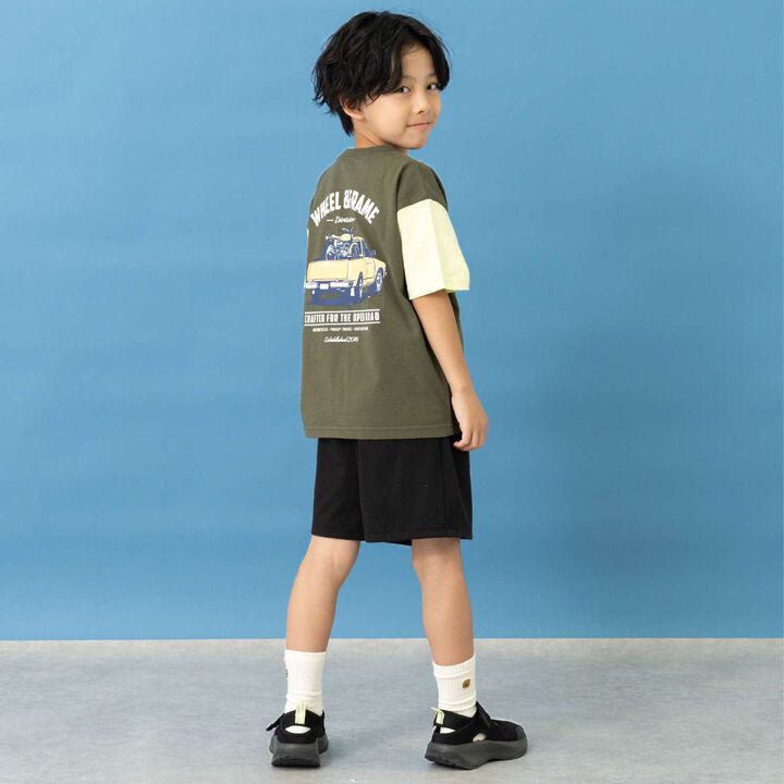 Stretch Cut Twill Shorts,Black, medium image number 8