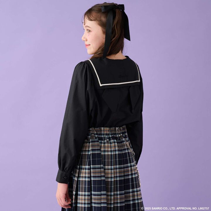 My Melody / Kuromi Knit Vest & Sailor Blouse Set,Purple, medium image number 29