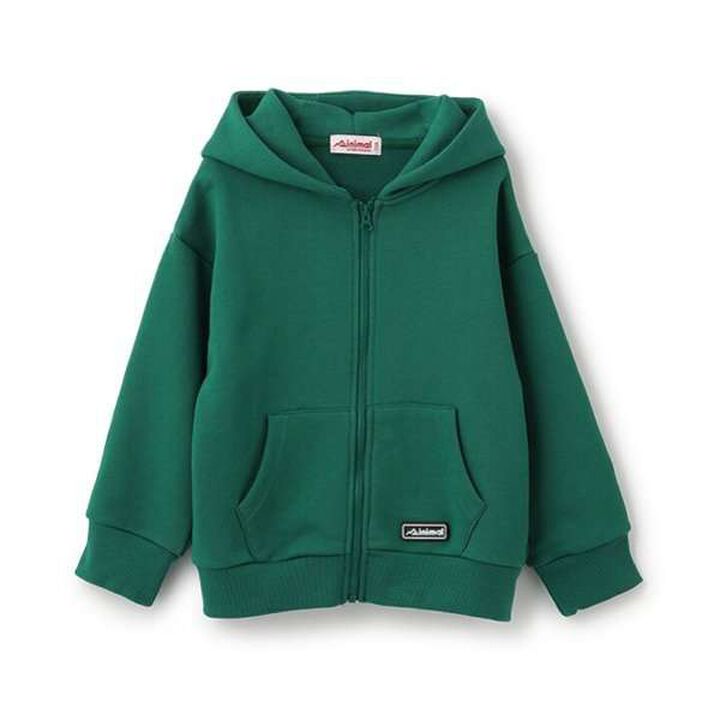 Anti-Stain Finish Silicone Patch Zip-Up Parka,Black, medium image number 4