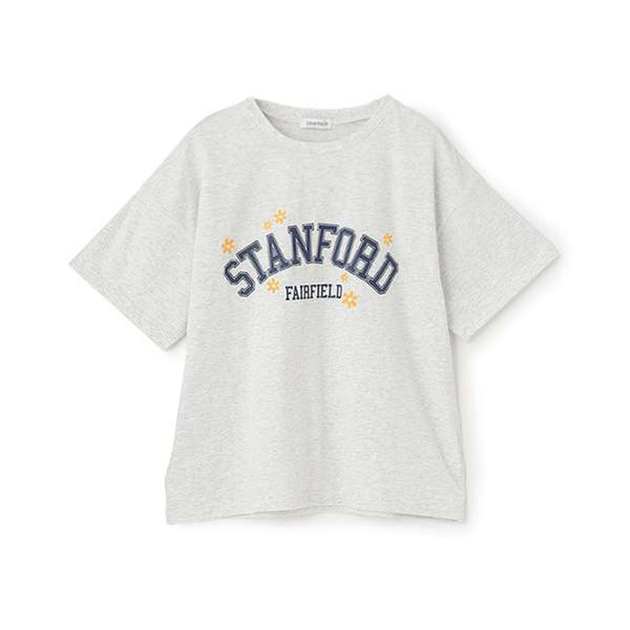 Flower College T-Shirt,Emerald green, large image number 12