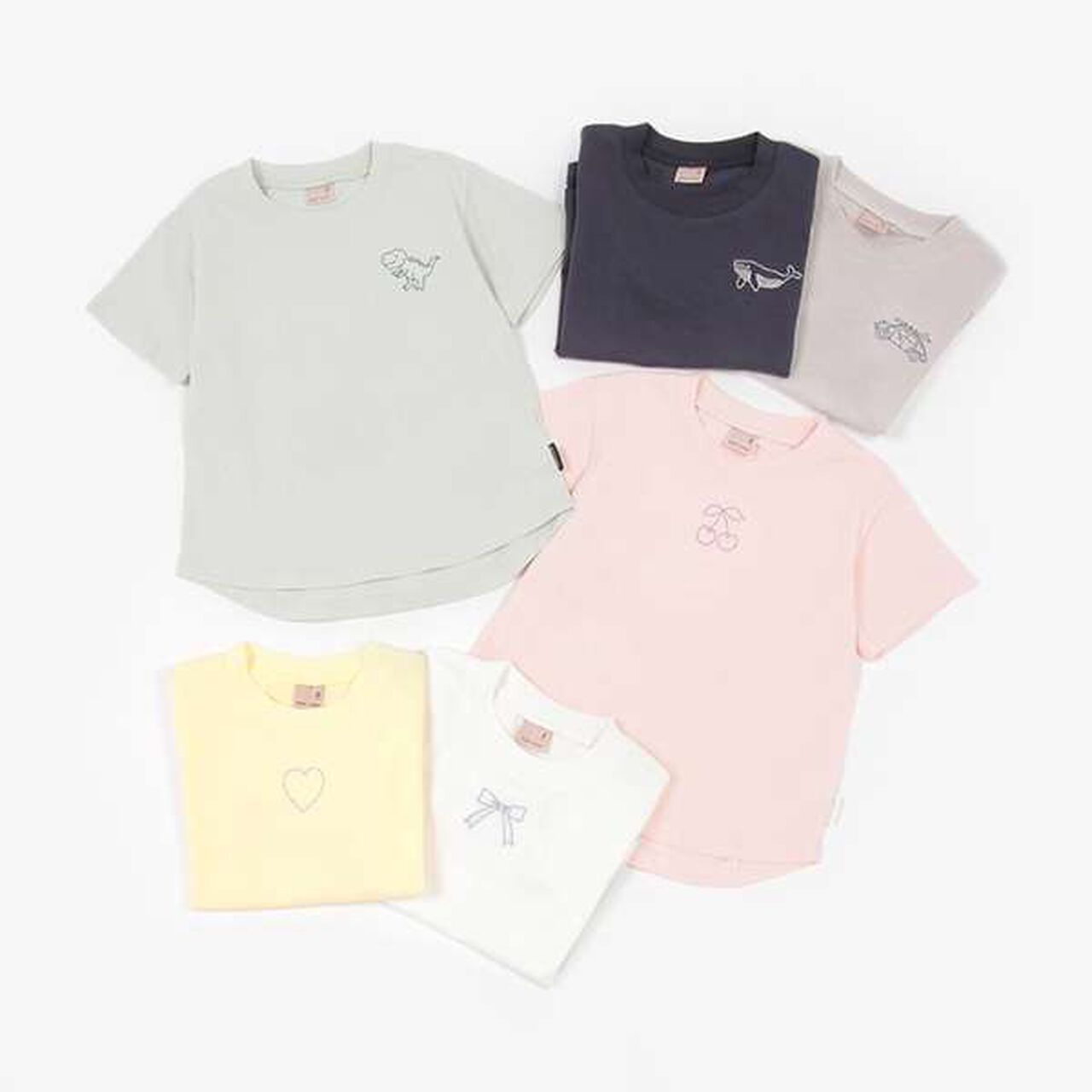 [GOOD PRICE] Cool Touch] Embroidered T-Shirt,Off white, large image number 8