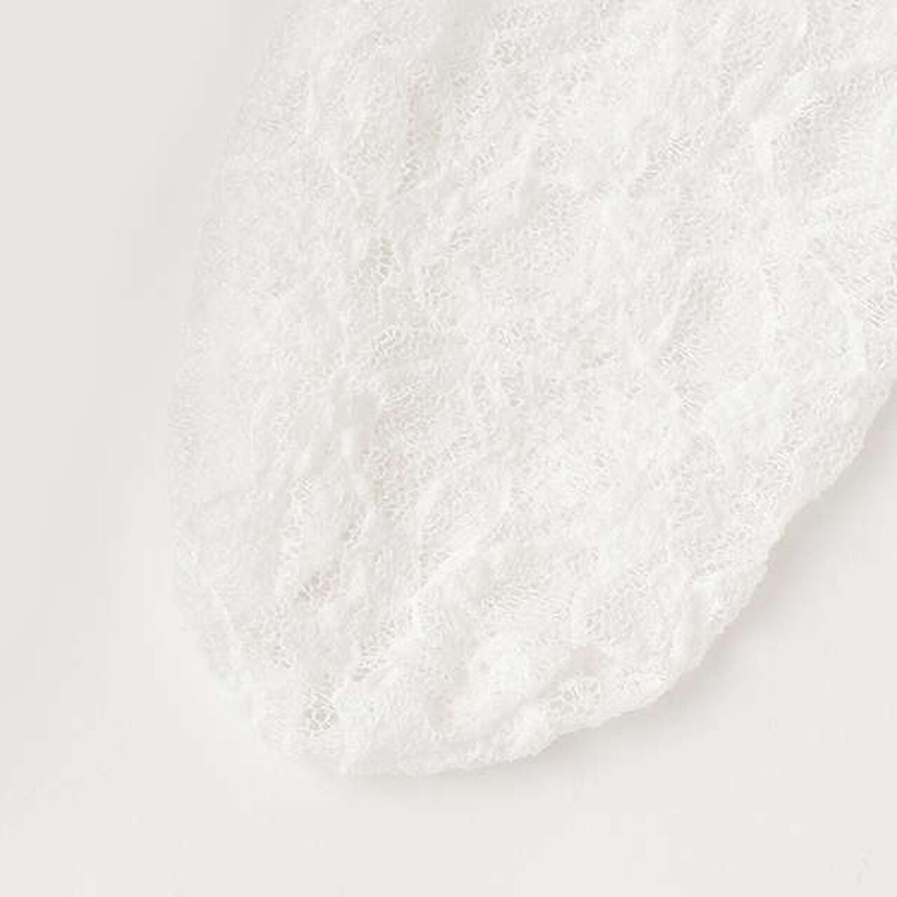 Lace Socks,Off white, large image number 2