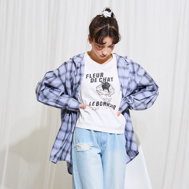 [AMI] Hooded Shirt Inner T Set,, medium