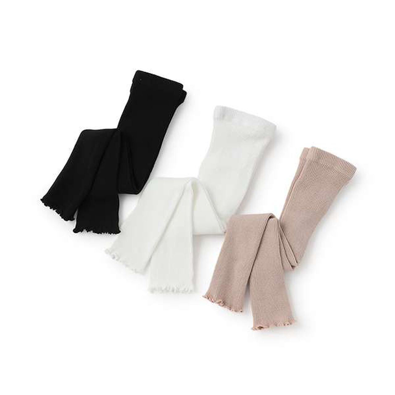 Melody Ribbed Leggings,Ivory, large image number 4