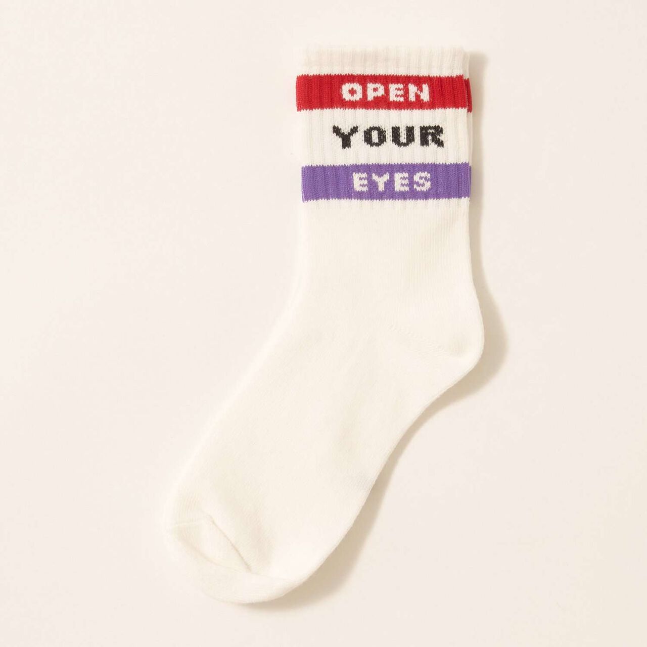 Line Logo Socks,Red, large image number 1