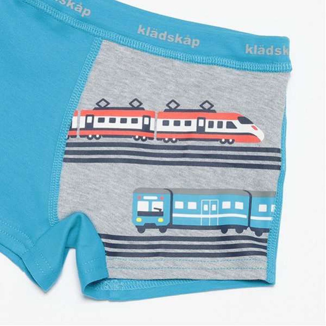 Dinosaur/Train Underwear,Turquoise, large image number 4