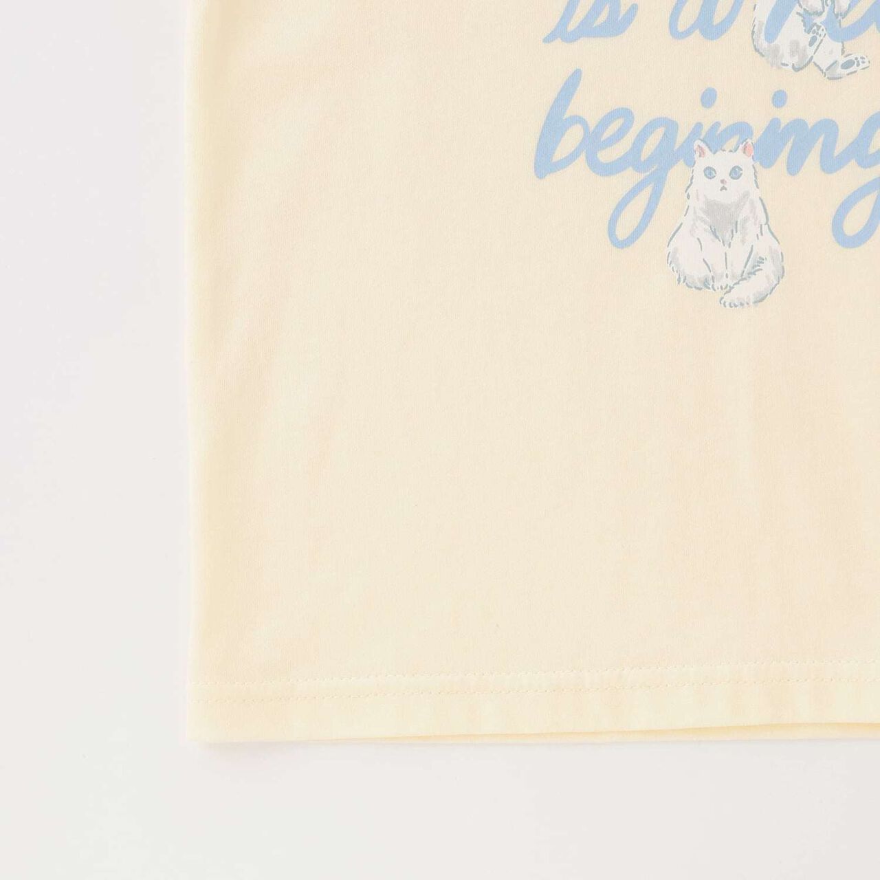 [100% Cotton] Sherbet T-Shirt [UV Cool Touch & Shape-Retaining] Assorted 7 Patterns T-Shirt [Kids Girls],Pearl white, large image number 11
