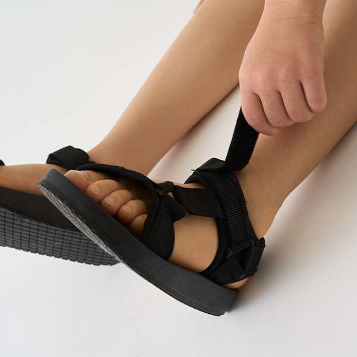 Tape Sandals,Black, medium image number 4