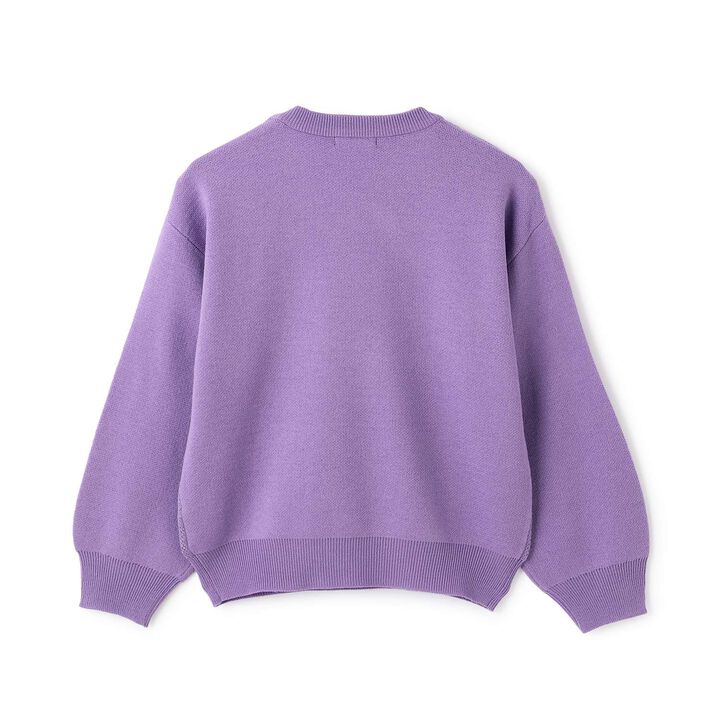Kuromi Jacquard Knit Pullover,Lavender, medium image number 14