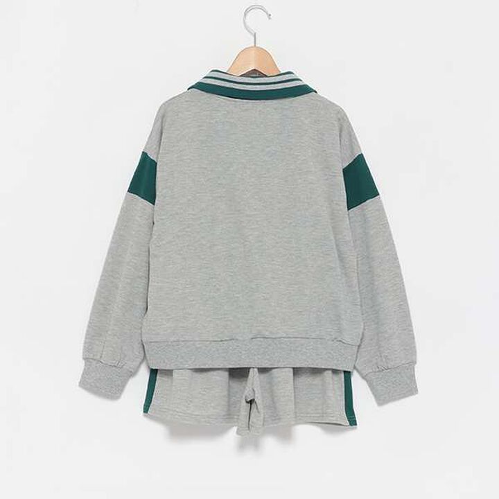 LTXC - Half-Zip Long Sleeve Set,Top gray, medium image number 1