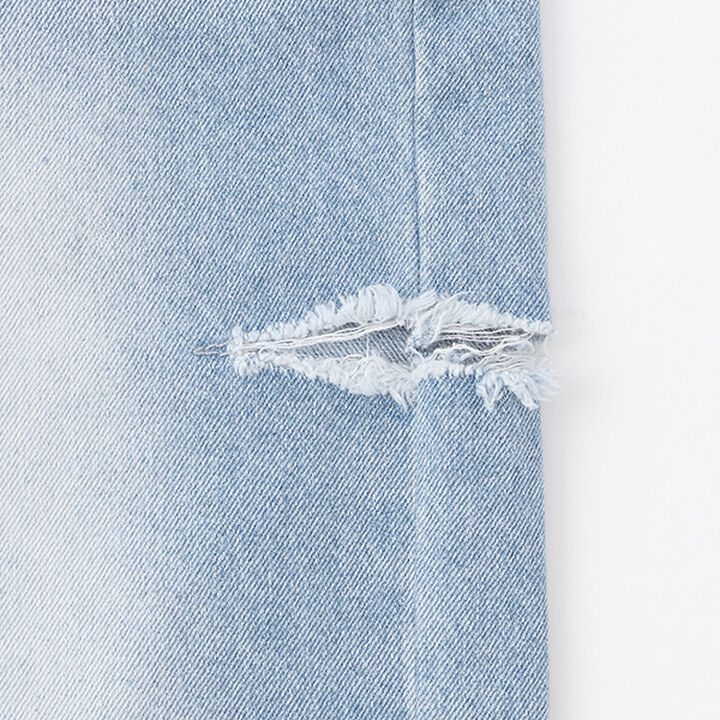 Damage Loose Denim,Black, medium image number 8