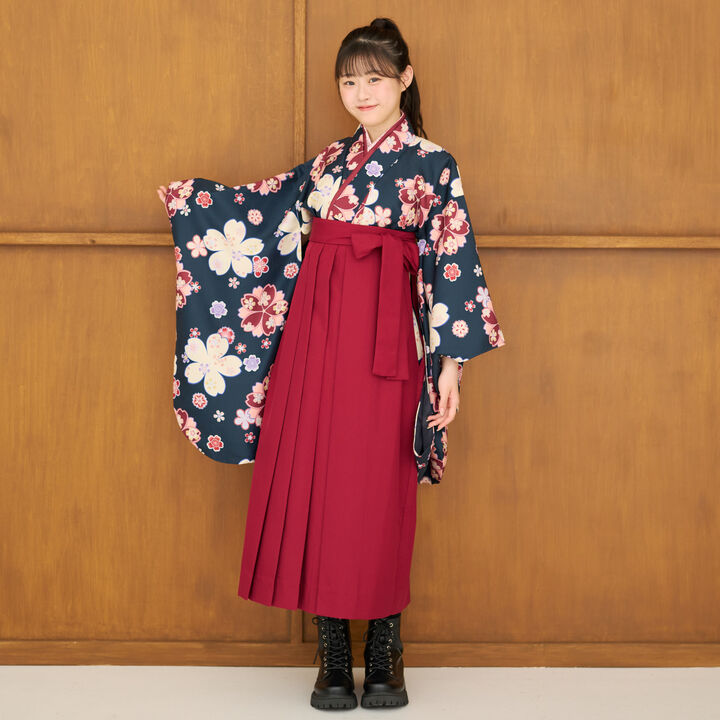 [Graduation & Ceremony] Easy-Wear Hakama Set for Special Occasions,, medium