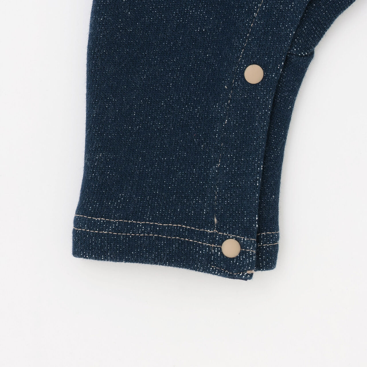 All-Over Embroidered Collared Coverall,Smoke white, large image number 18