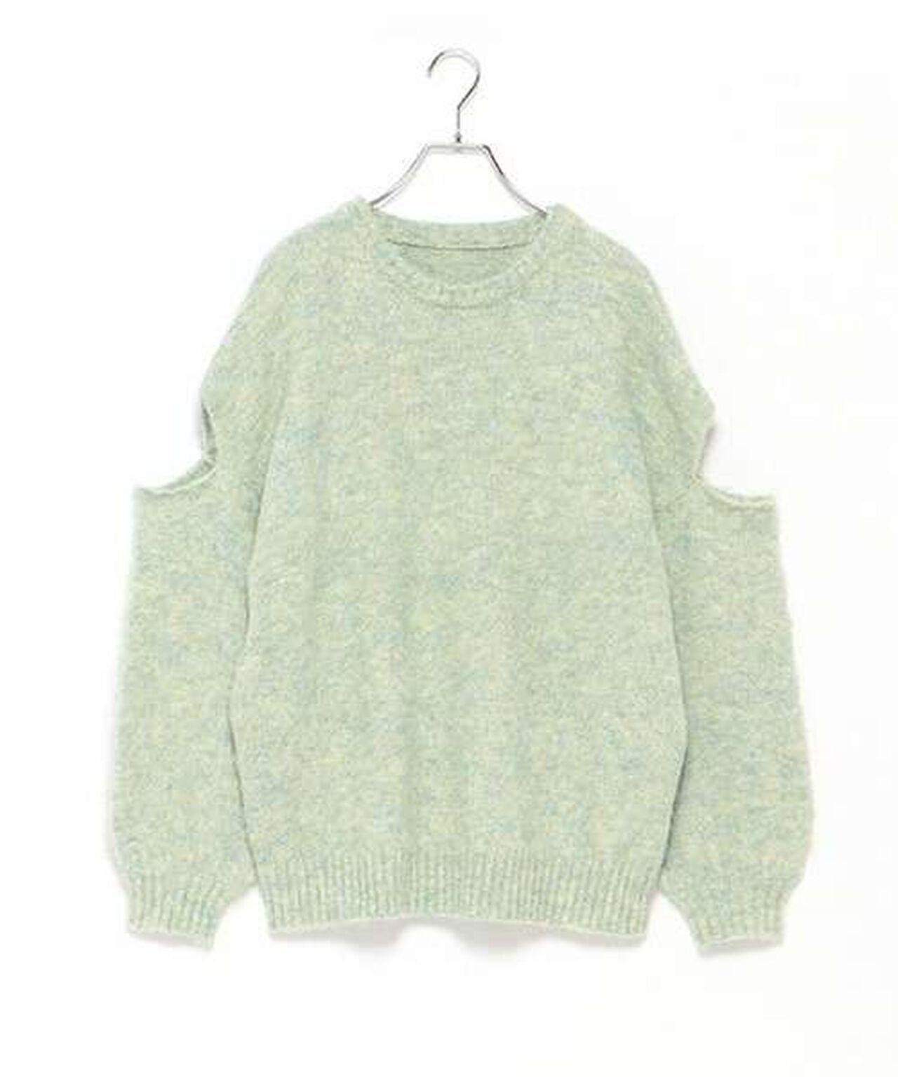 MIX Knit Pullover,Green, large image number 13