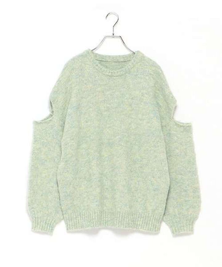 MIX Knit Pullover,Green, medium image number 13