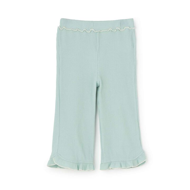 Merrowed Frill Flared Pants,Charcoal gray, medium image number 18