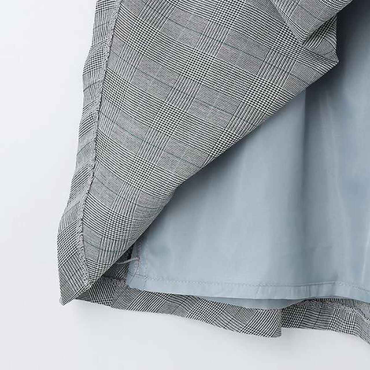 Occasion Collar Pleated One-Piece Dress,Light gray, large image number 4