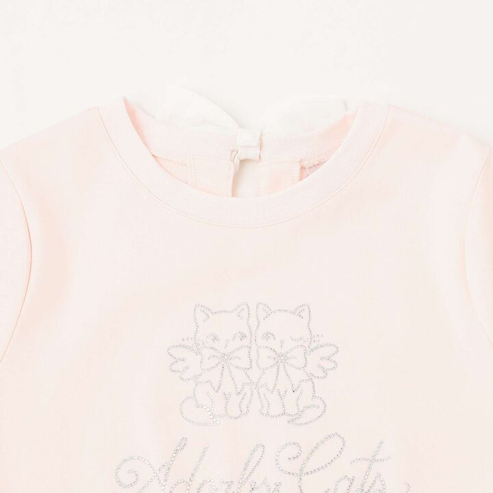 Sparkling Angel Cat T-Shirt,Light pink, medium image number 2