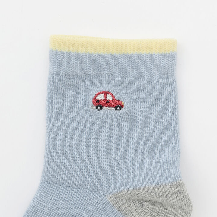 Dinosaur & Car Socks 2-Pack,Charcoal gray, medium image number 1