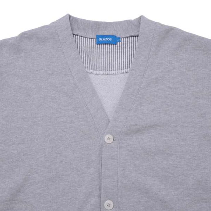 Quick-Dry & Pilling-Resistant Fleece Simple Cardigan,Top gray, medium image number 5