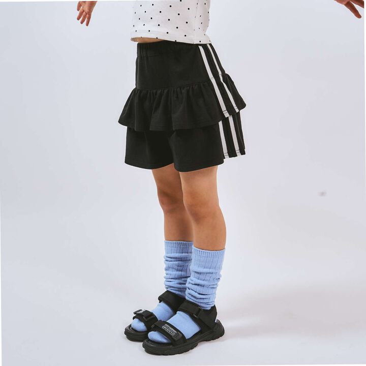 Cut and Sew Tiered Skirt with Shorts,, medium