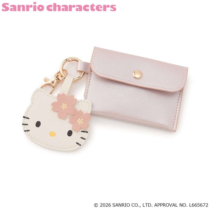 [Sanrio角色們] 鏡面臉吊飾,米白色, medium image number 0