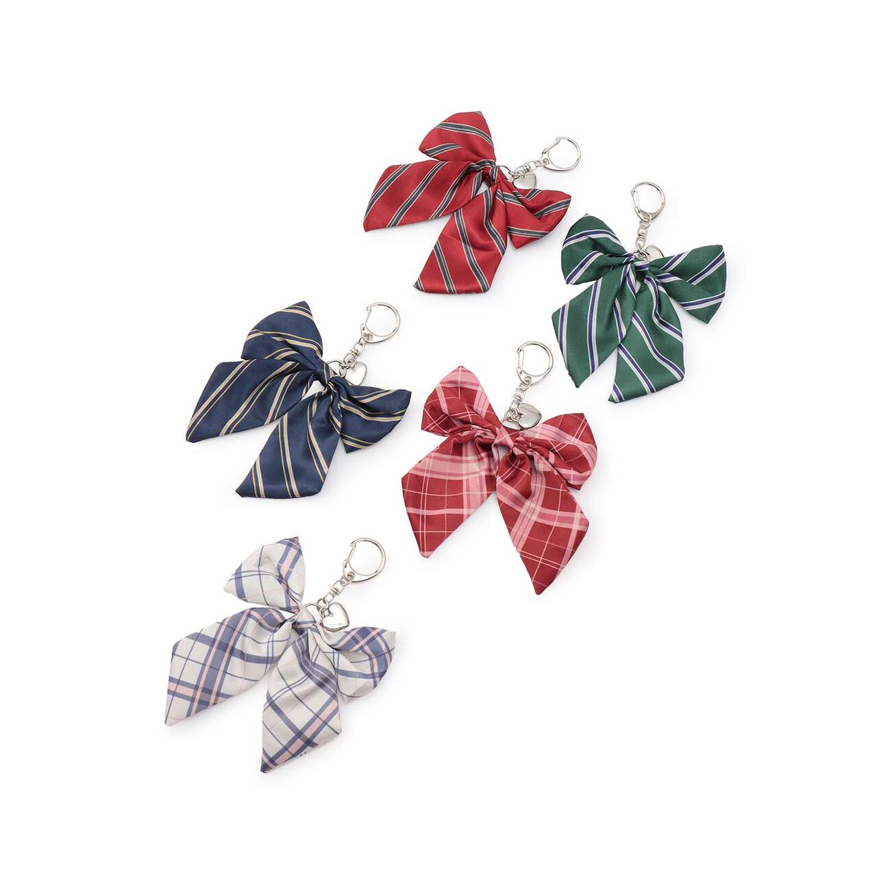 [Lovetoxic Girl Collaboration] Uniform Ribbon Charm,Red, large image number 4
