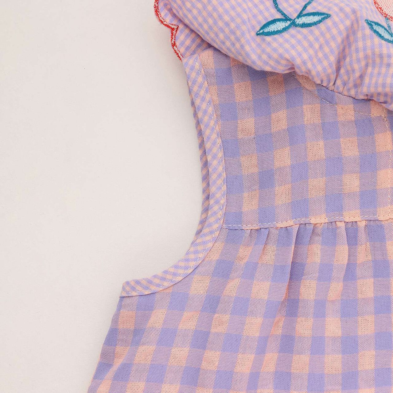 Fruit Pattern One-Piece Dress,Pink, large image number 9