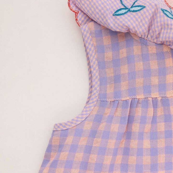 Fruit Pattern One-Piece Dress,Pink, medium image number 9