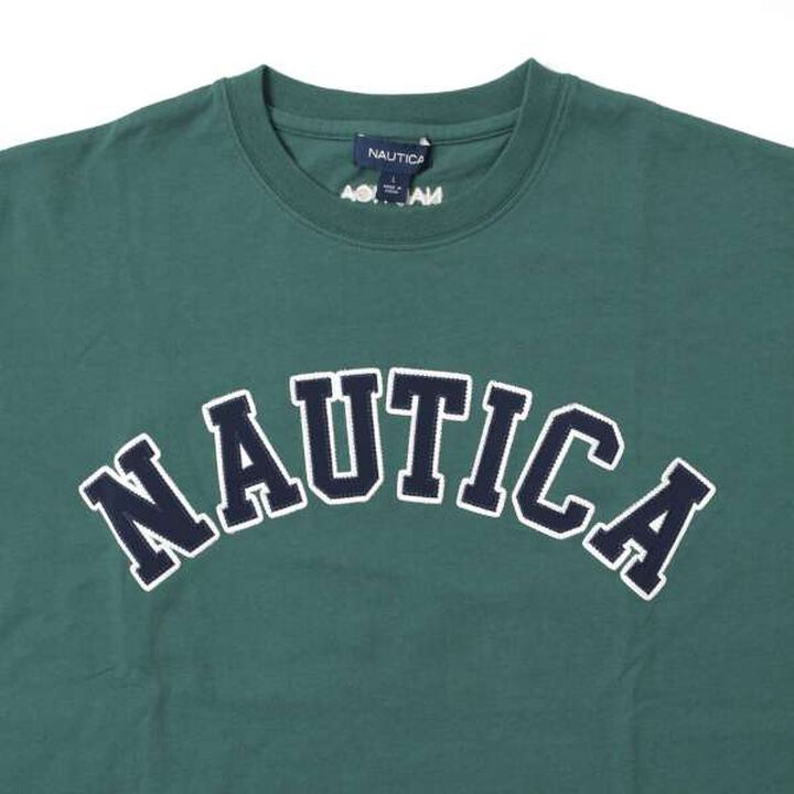 Nautica Appliqué Long Sleeve T-Shirt,Green, medium image number 18