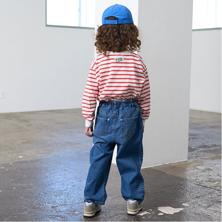 [Comfortable Jersey] Stripe Long-Sleeve T-Shirt,Mustard, medium image number 15