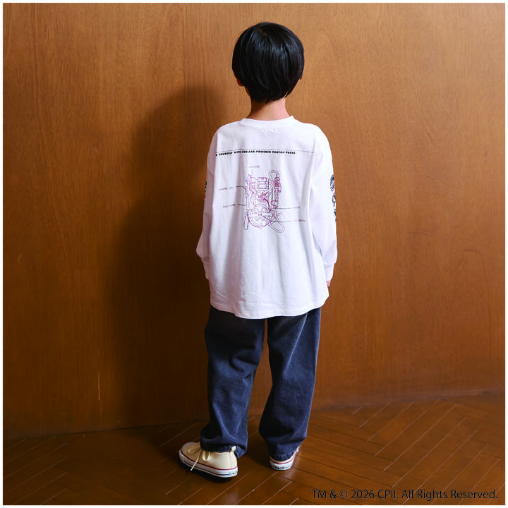 [Ghostbusters] Phosphorescent Logo Long-Sleeve T-Shirt for Boys Kids,Ivory, medium image number 5