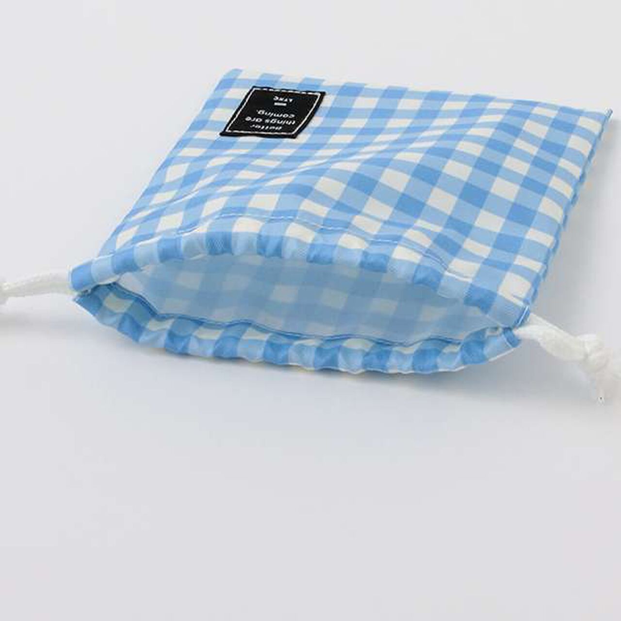 Mat PVC Tote Bag with Enamel Patch [SWIM],Purple, large image number 7