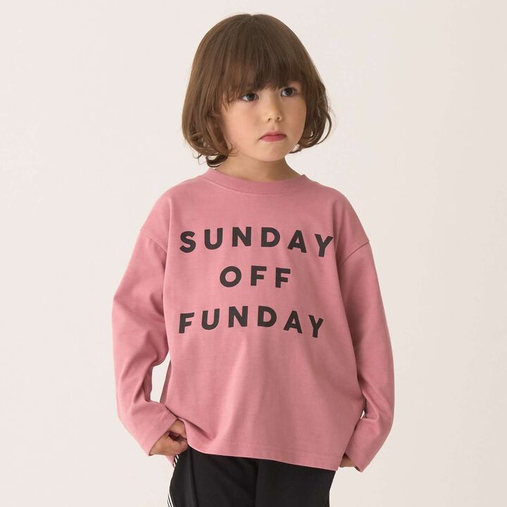 Assorted Logo Print T-Shirt in 7 Patterns (Kaiteki Tenjiku),, medium