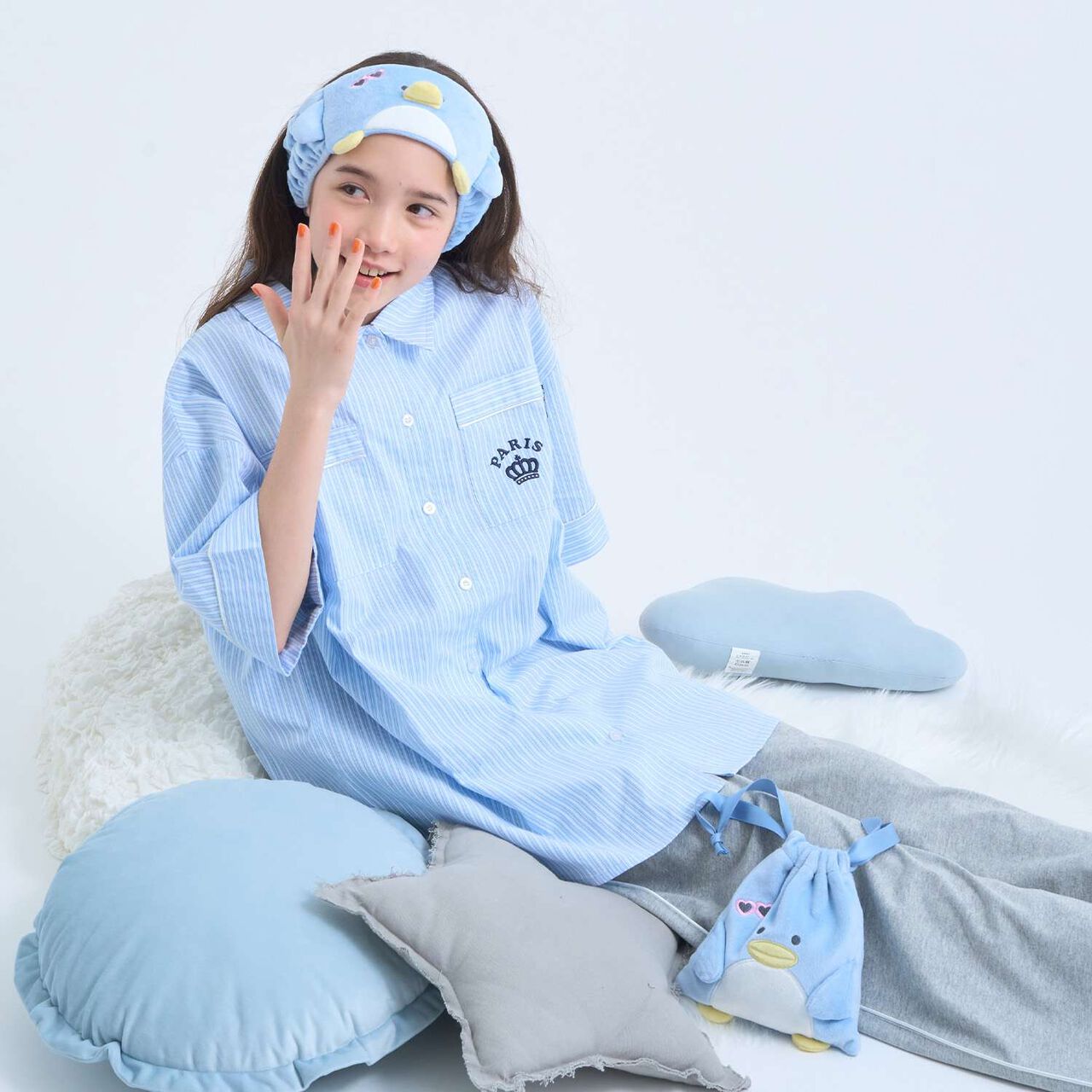 [One-mile Wear] Shirt & Long Pants Set,Multi color, large image number 19