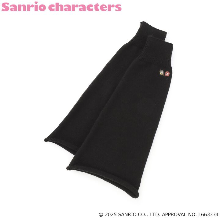 Sanrio Characters Knit Leg Covers,Black, medium image number 10