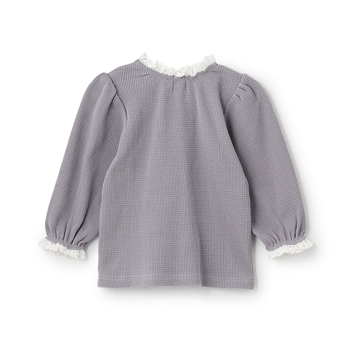 Organic Collared Long-Sleeve T-Shirt,Gray, medium image number 9