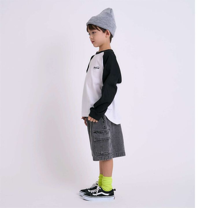 Denim Half Pants,Blue, medium image number 5