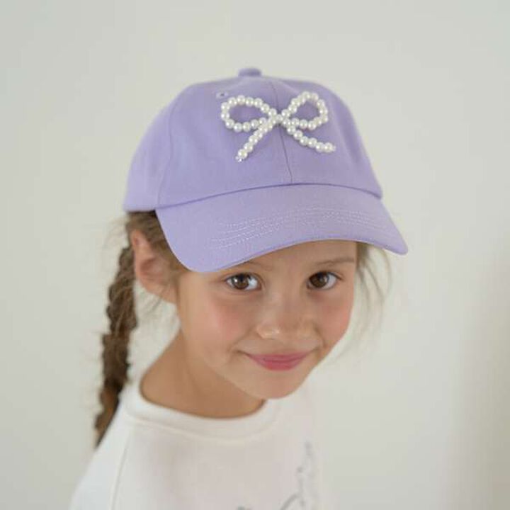 Pearl-Style Cap with Ribbon,Black, medium image number 18