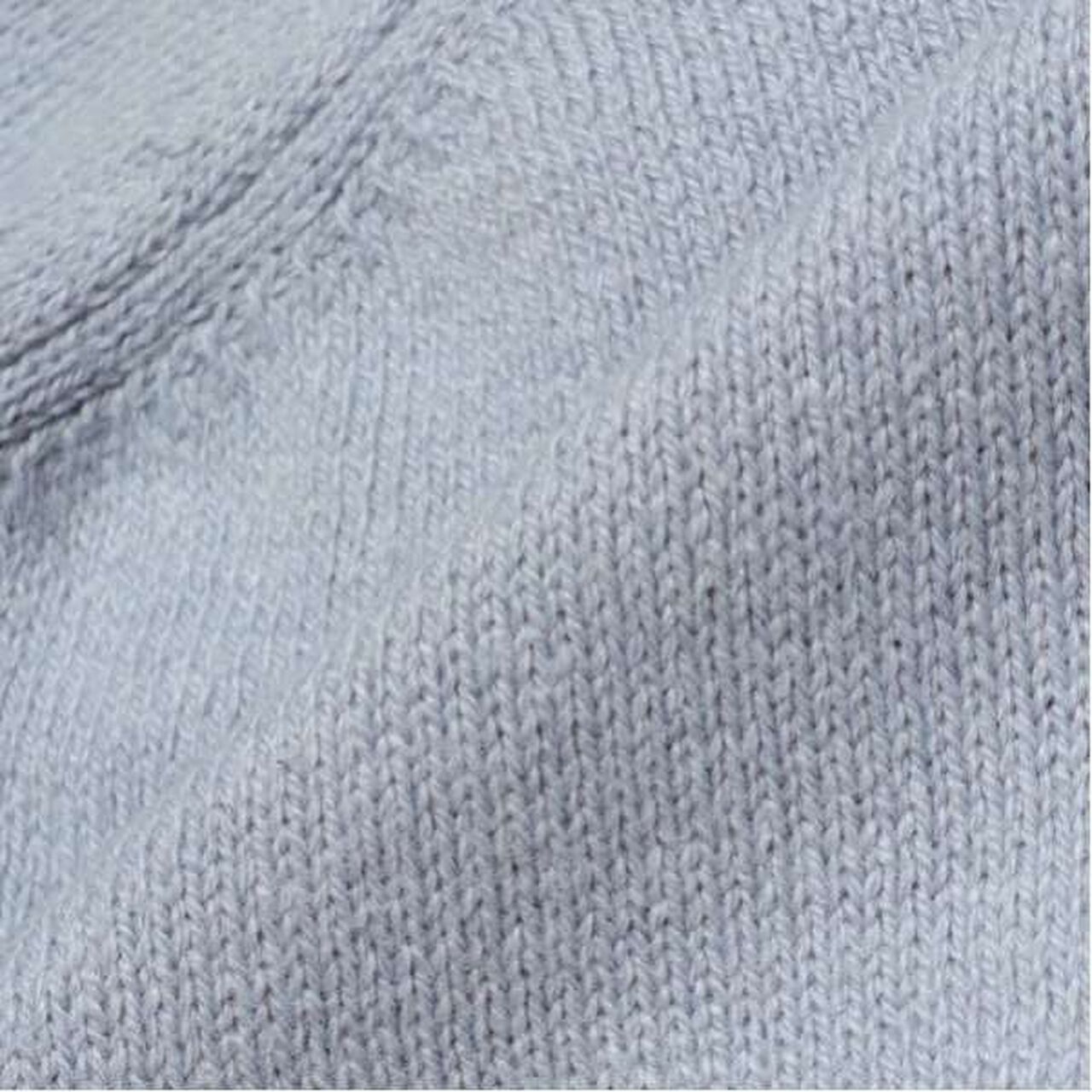 Ribbon Knit Cardigan,Sax blue, large image number 3