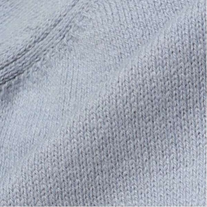 Ribbon Knit Cardigan,Sax blue, medium image number 3