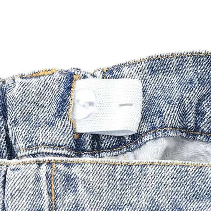 Distressed Wide Pants,Blue, medium image number 11